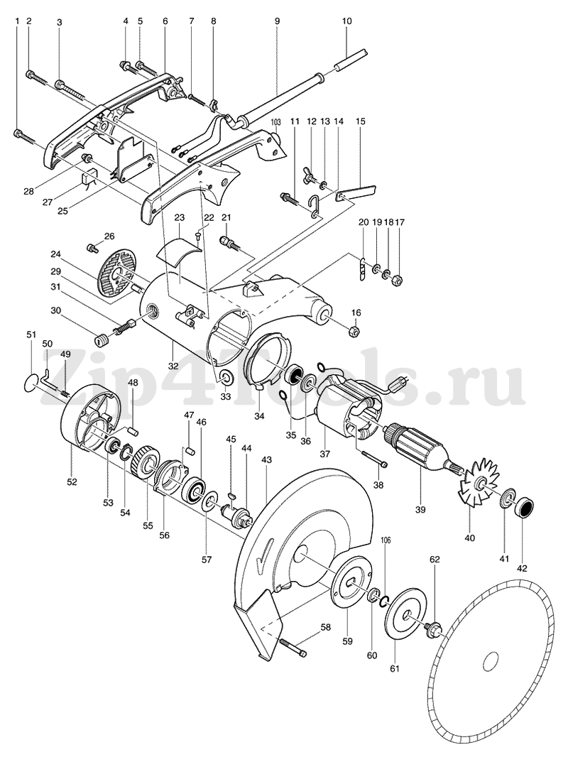 Makita 2414nb схема подключения двигателя