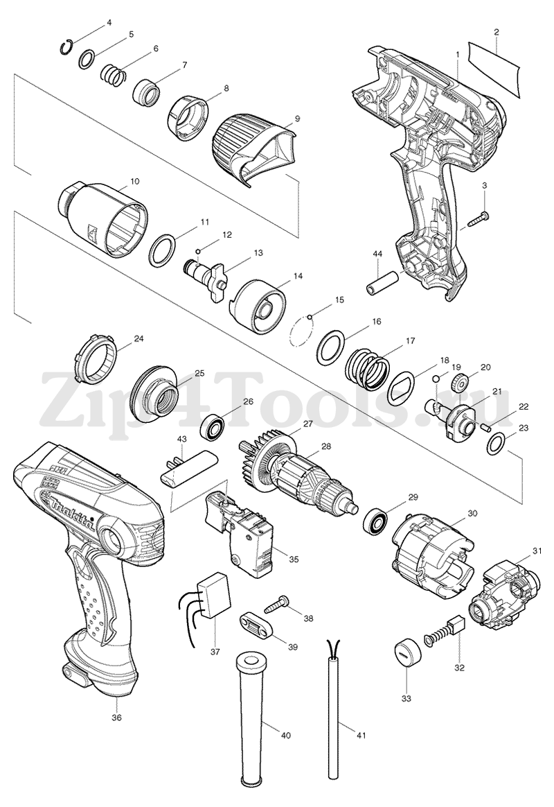 Щетки угольные MAKITA CB-411 6x9x12 (пружина, пятак, автоотключение)  (Оригинал) для шуруповерта MAKITA (Макита) TD0101 (арт. 191940-4) - купить  в Москве по ценe 480 рублей с доставкой