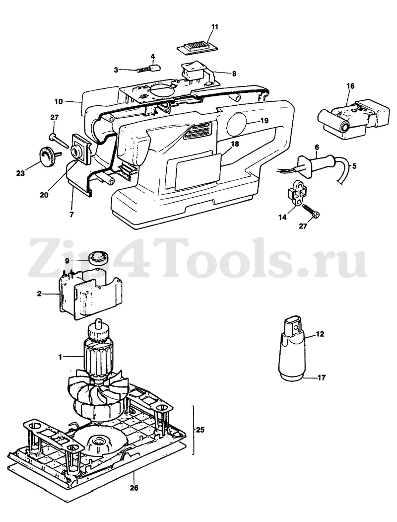 Щетка угольная для шлифовальной машины BLACK & DECKER (B&D, Black+Decker,  Блэк Деккер) DN180E TYPE 1 (арт. 736703) - купить в Москве по ценe 181  рублей с доставкой