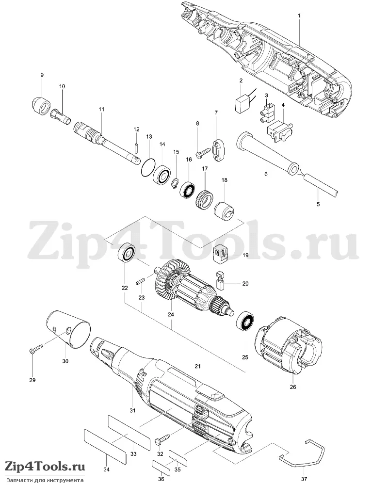 Стопорное кольцо S-8 для прямошлифовальной машины MAKITA (Макита) GD0603  (арт. 961004-6) - купить в Москве по ценe 31 рублей с доставкой