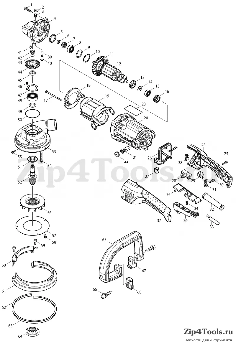 Щетки угольные MAKITA CB-253 7x11x16.5 (пружина, пятак, автоотключение)  (Оригинал) для шлифовальной машины MAKITA (Макита) PC5000C (арт. 194547-5)  - купить в Москве по ценe 580 рублей с доставкой